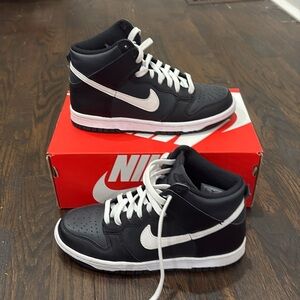 Nike Dunk High Retro Anthracite White Black (Youth)